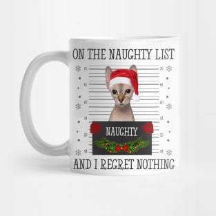 On The Naughty List, And I Regret Nothing Mug